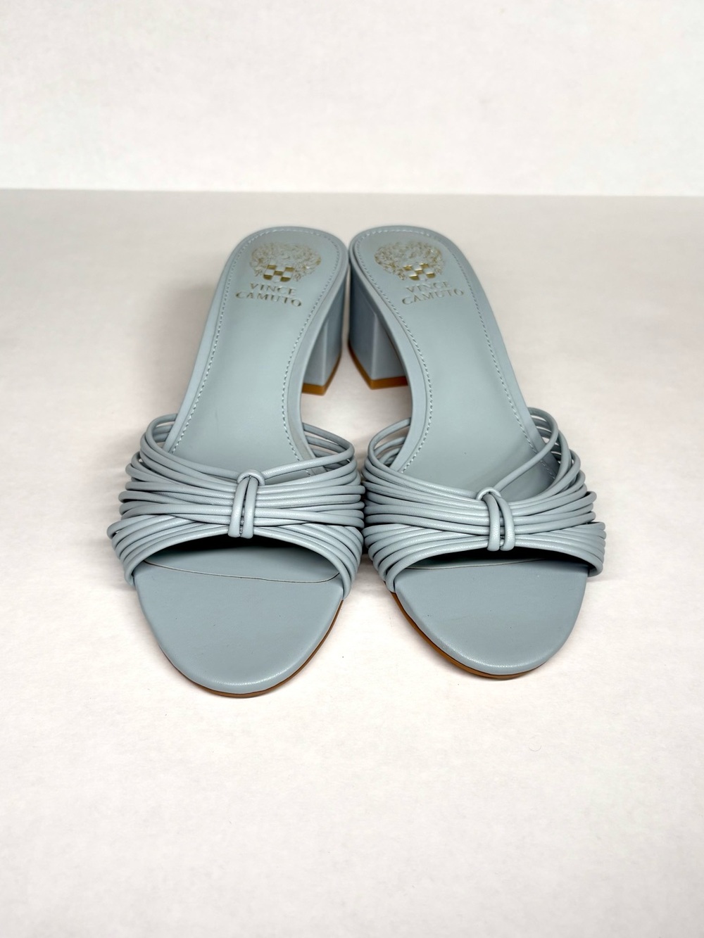 Vince Camuto Lendry Knotted Strap Heel Sandal US 7 Blue - Picture 2 of 11